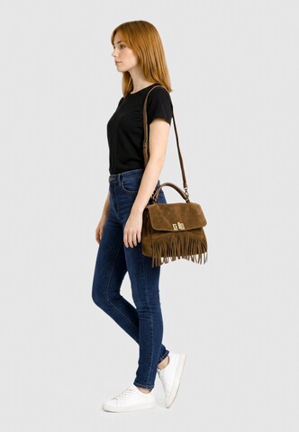HARPA Handbag 'Boho' in Brown: front