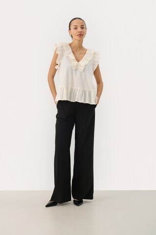 Part Two Bluse 'TrojaPW' i hvid