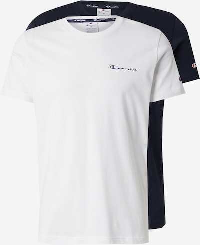 Marškinėliai iš Champion Authentic Athletic Apparel, spalva – tamsiai mėlyna jūros spalva / balta, Prekių apžvalga