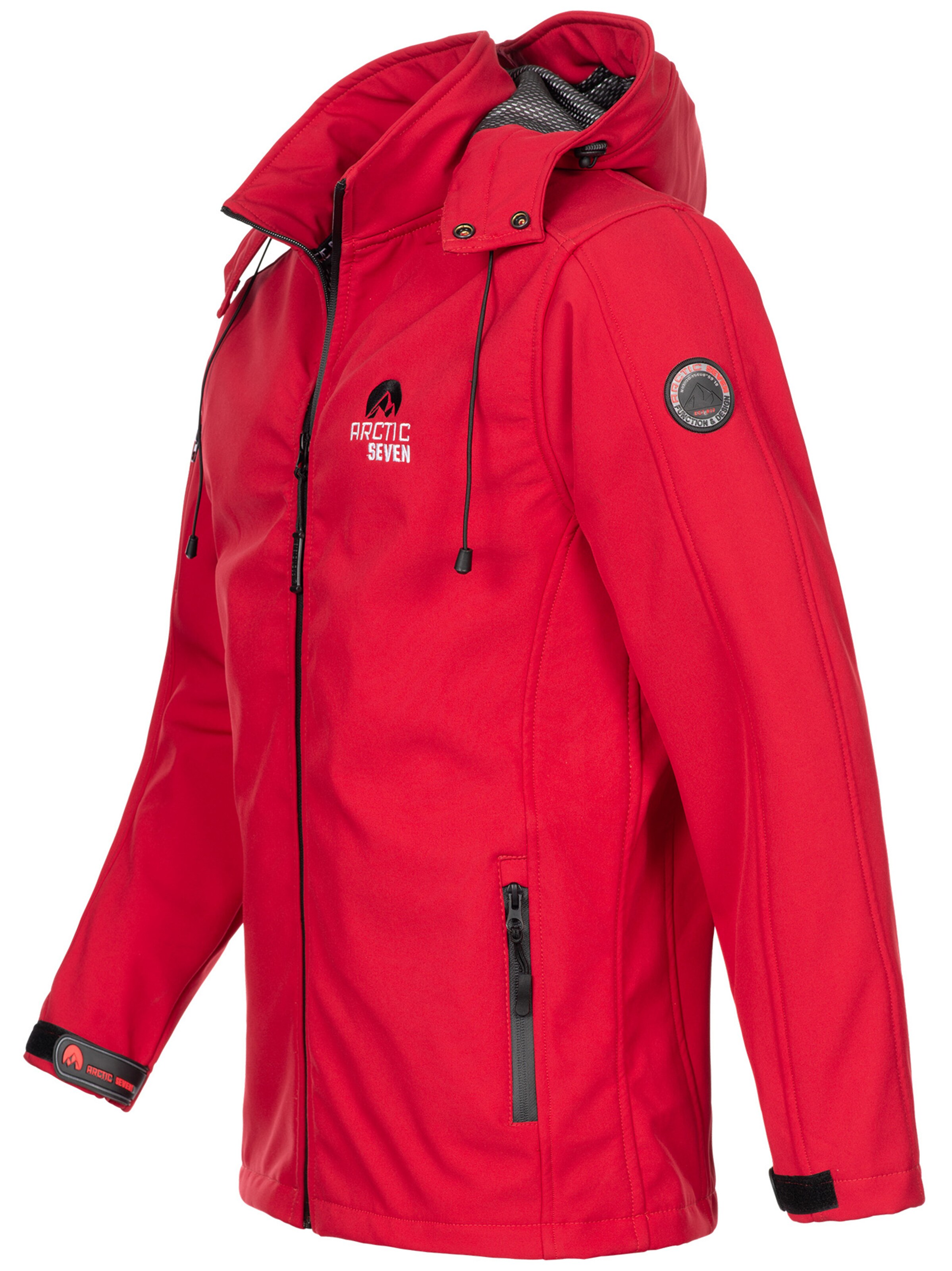 Arctic Seven Functionele jas in Rood