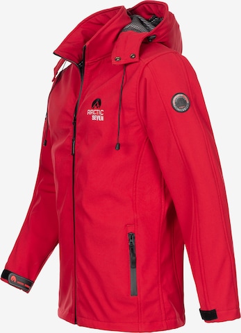 Arctic Seven Functionele jas in Rood