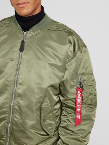 ALPHA INDUSTRIES Přechodná bunda 'MA-1 CS' – zelená
