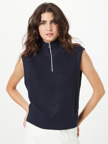 TOM TAILOR DENIM Sweater in Blue: front