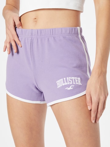 HOLLISTER Slimfit Kalhoty – fialová