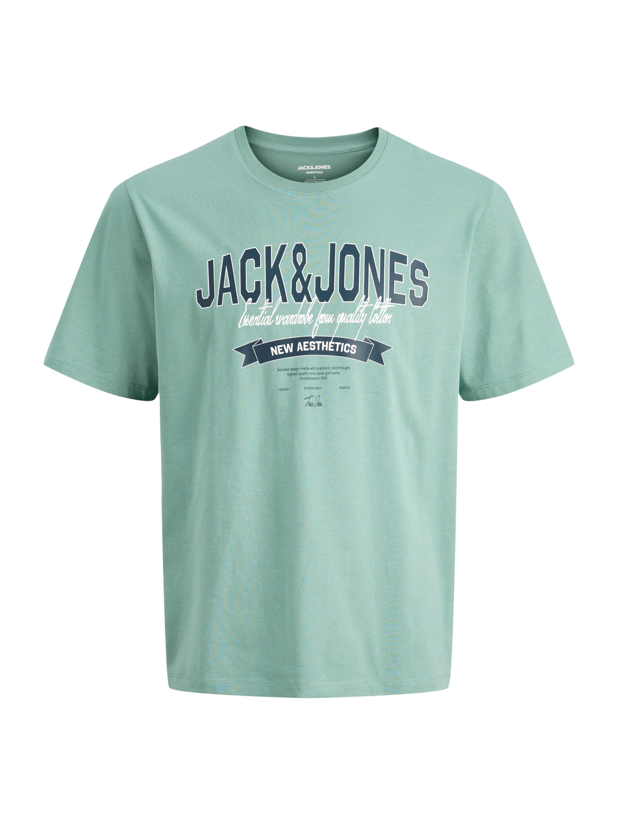 Jack & Jones Junior Tričko - Zelená: predná strana