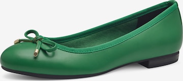 MARCO TOZZI Ballet Flats in Green: front