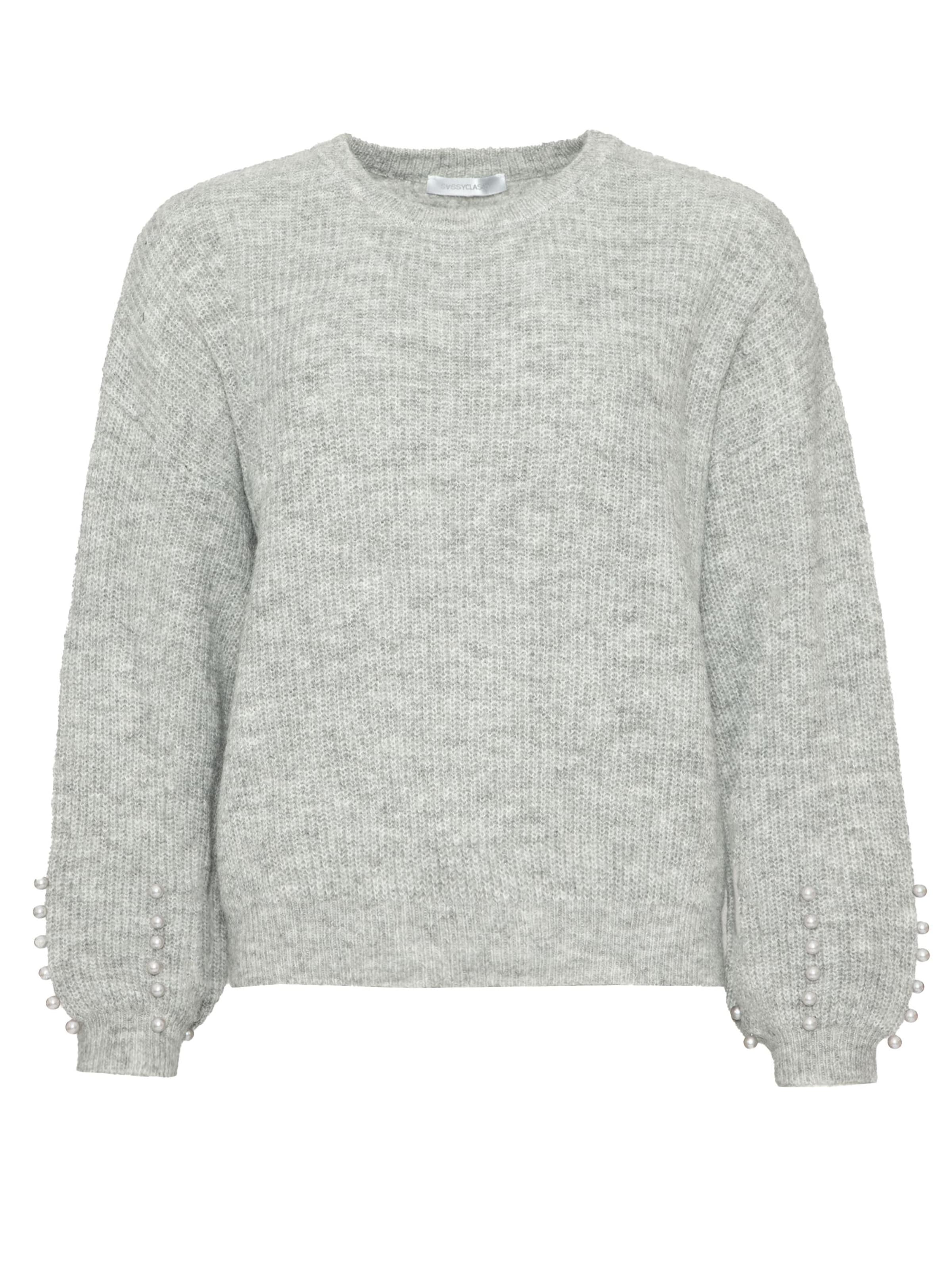 SASSYCLASSY Sweater in Grey: front