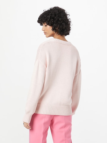 HUGO Red Knit Cardigan in Pink