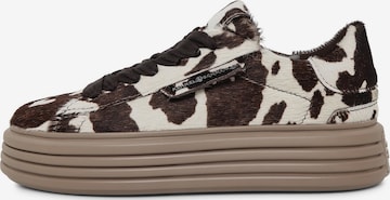 Sneaker low 'LILO' de la Kennel & Schmenger pe maro: față