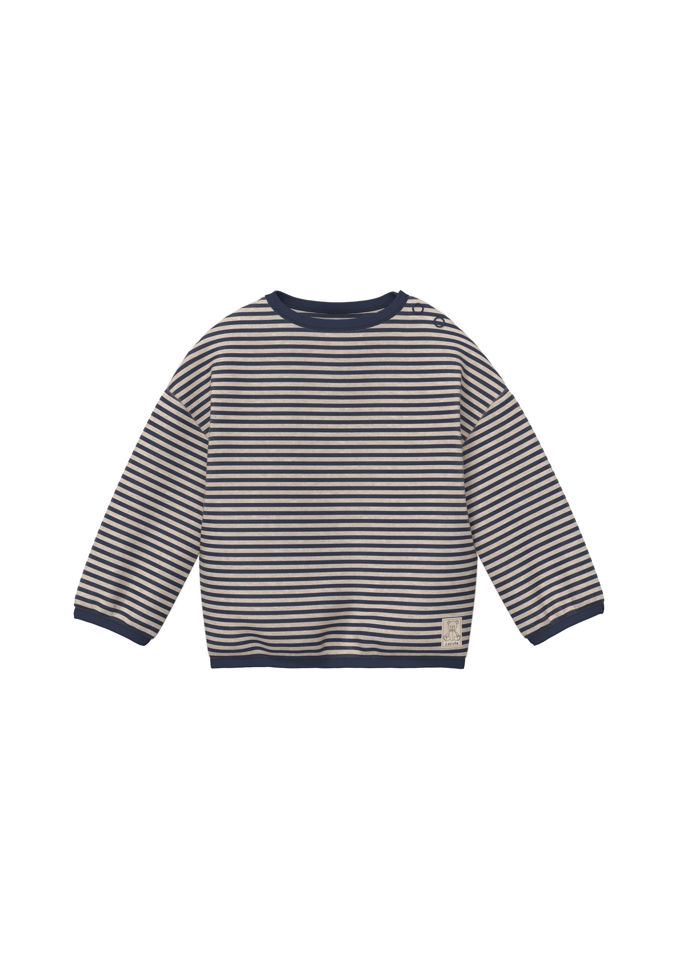 T-Shirt s.Oliver en beige : devant