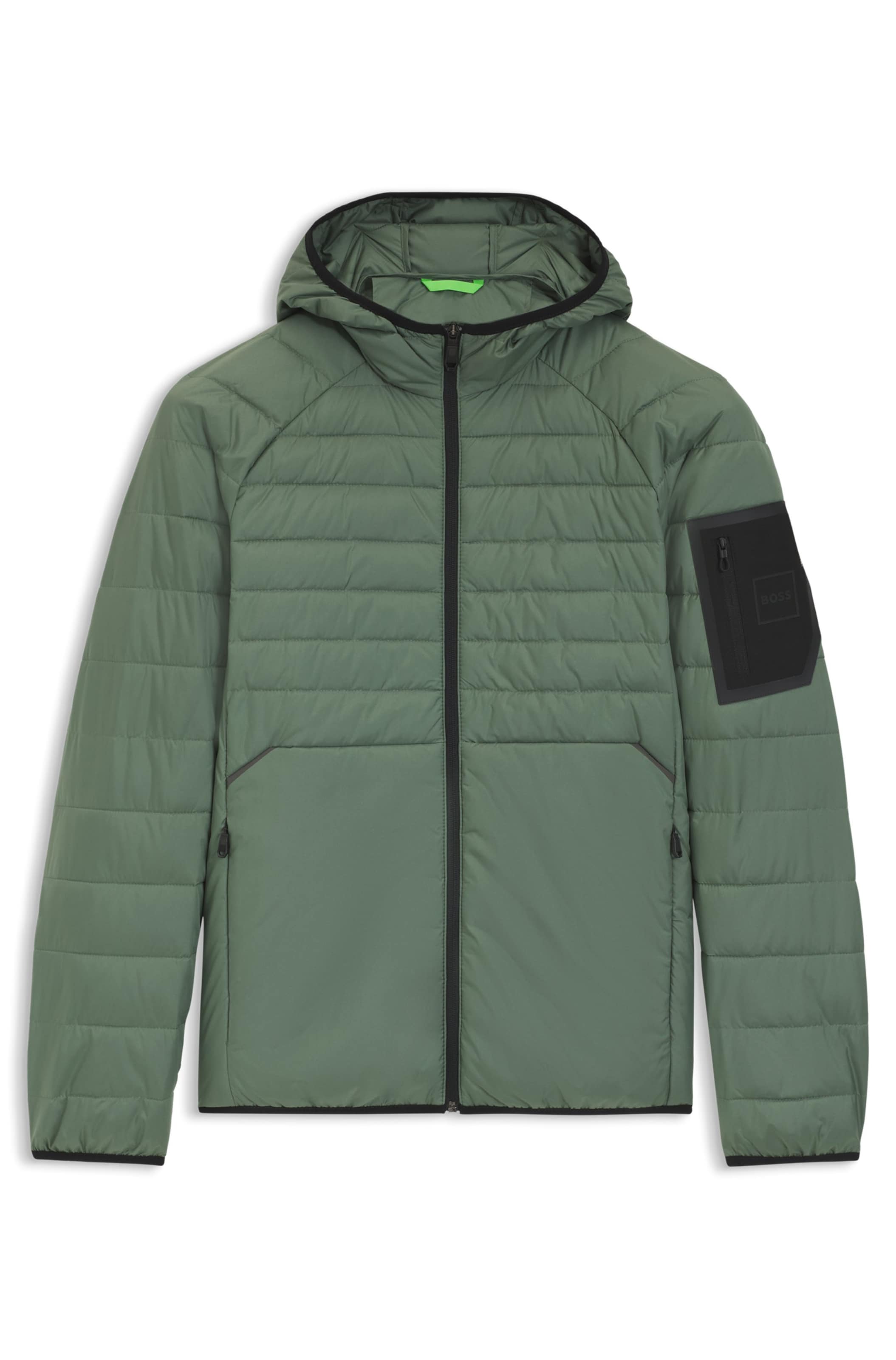 BOSS Winter Jacket 'Urbanex' in Green: front