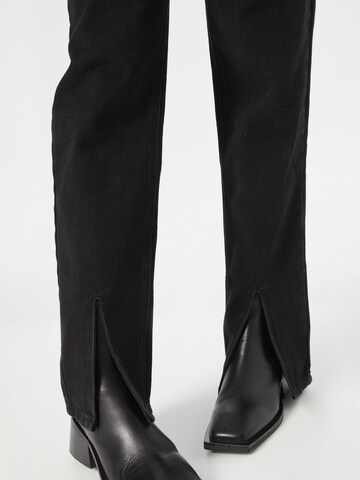 Misspap Rozkloszowany krój Jeansy w kolorze czarny