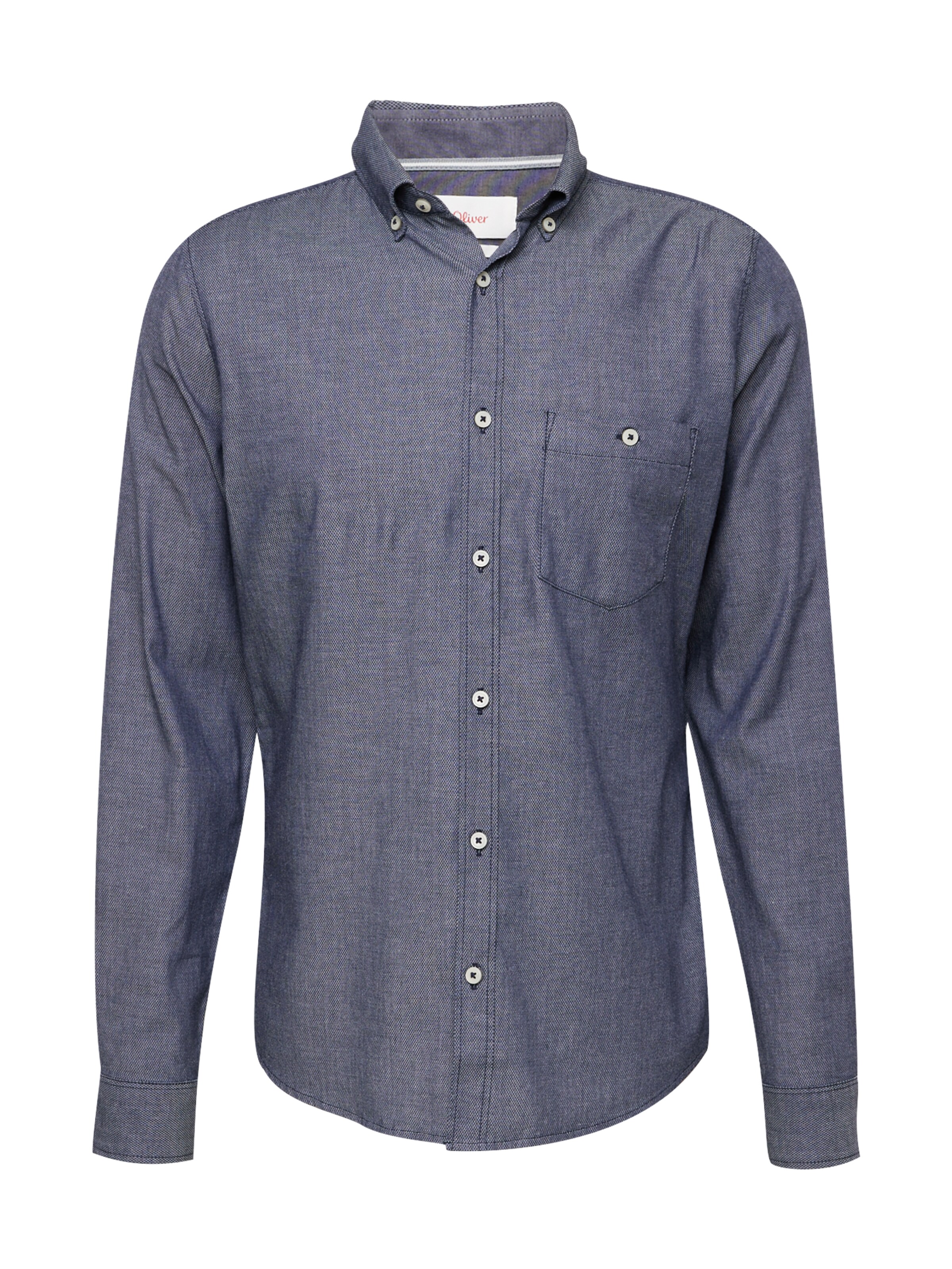 s.Oliver Hemd in Blau: Vorderseite