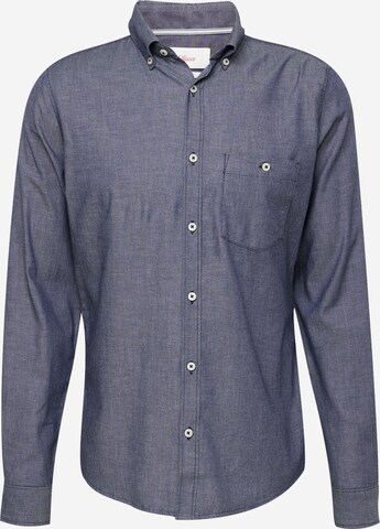 s.Oliver Slim fit Skjorta i blå: framsida