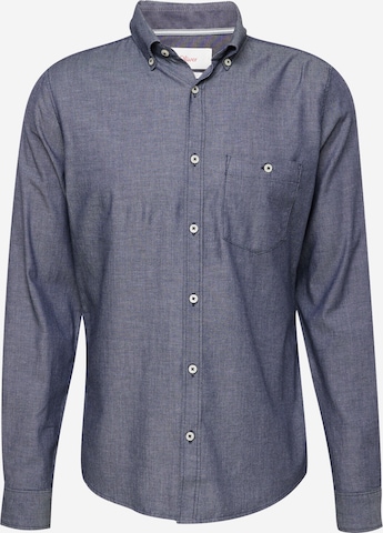 Coupe slim Chemise s.Oliver en bleu : devant