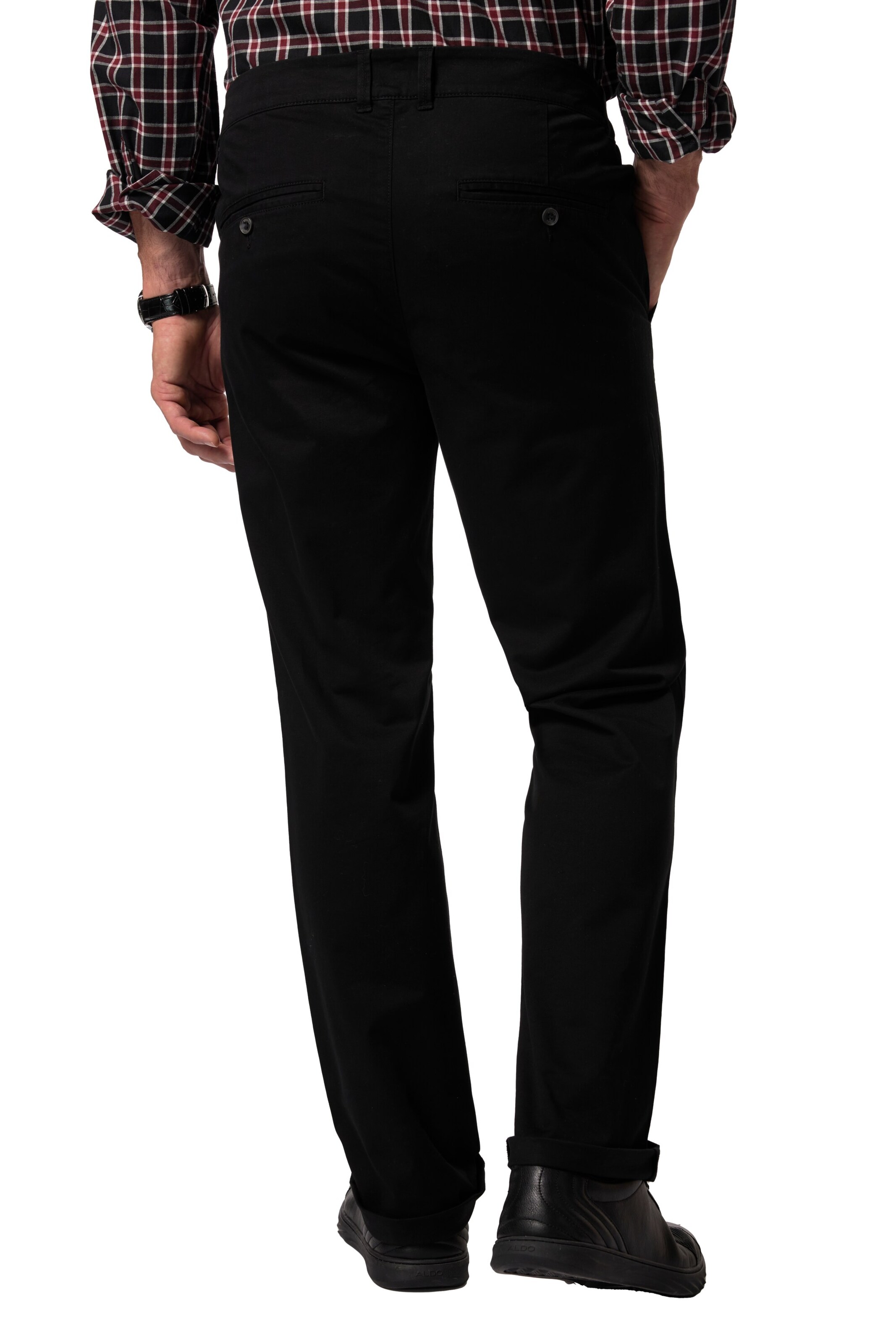 Boston Park Regular Chino trousers in Black