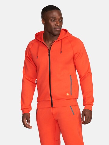 GOLD´S GYM APPAREL Træningsjakke 'GENE' i rød: forside