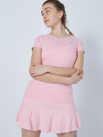 SPORTKIND Funktionsshirt 'Capsleeve'‌‌‌‌ in Pink