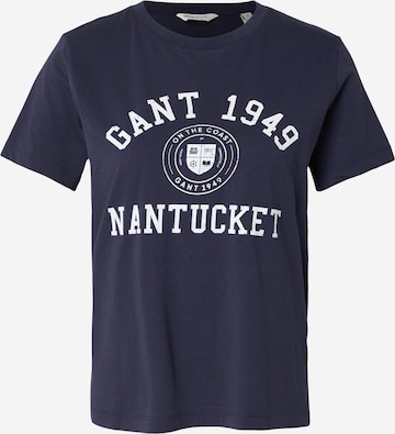 GANT - Camiseta en azul: frente