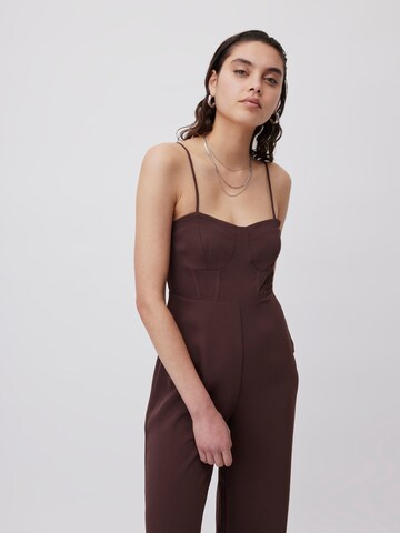 LeGer by Lena Gercke Jumpsuit 'Caryl' in Braun