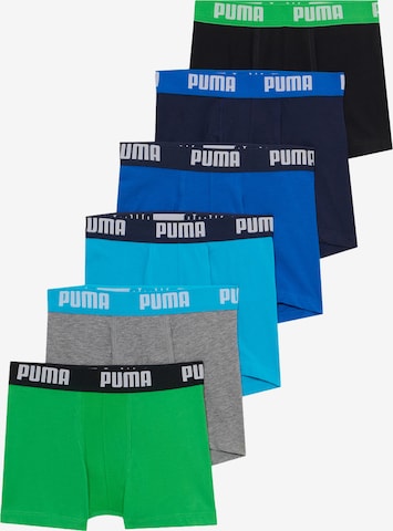 PUMA - Calzoncillo en azul: frente