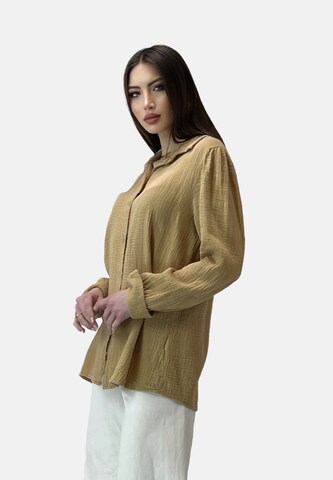 Elara Blouse in Beige
