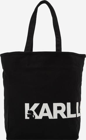 Karl Lagerfeld Ostoskassi 'ESSENTIAL' värissä musta: etupuoli