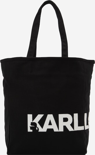 Karl Lagerfeld Ostoskassi 'ESSENTIAL' koossa One Size värissä musta / valkoinen, Tuotenäkymä