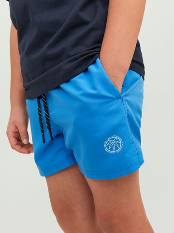 Jack & Jones Junior Badshorts i blå