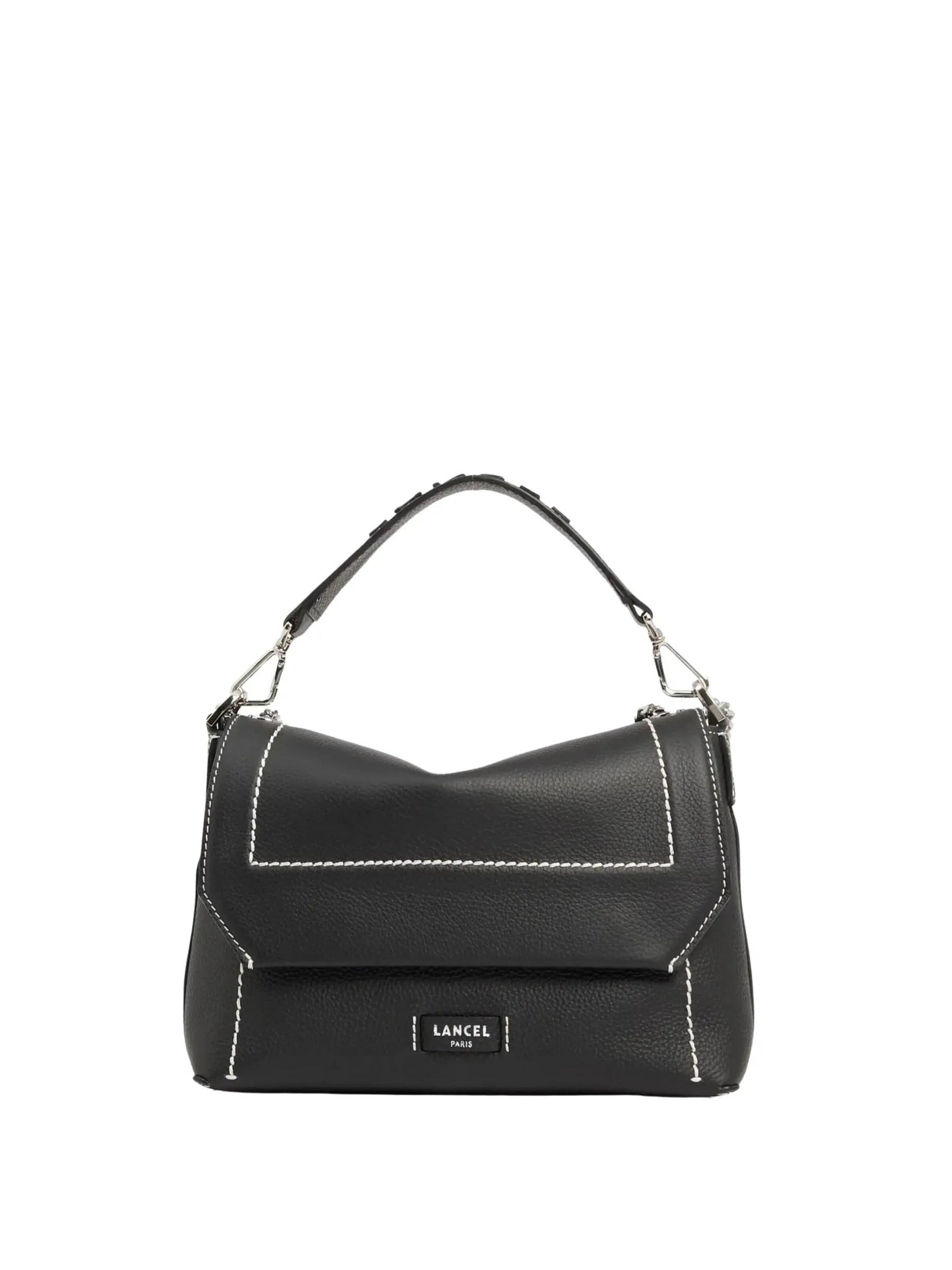 Borsa a spalla di Lancel in nero: frontale