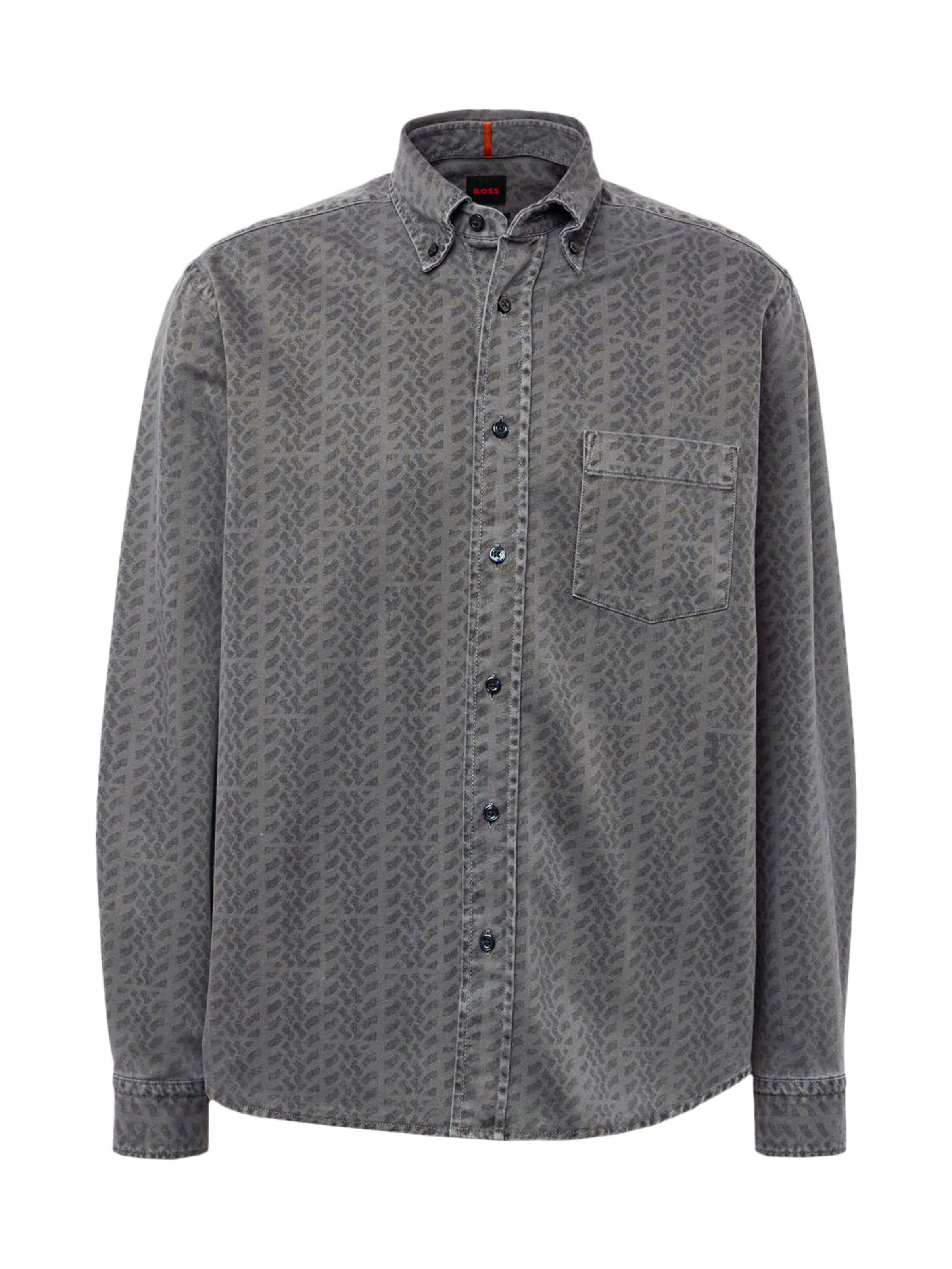 BOSS - Ajuste regular Camisa 'Lambey' en gris: frente