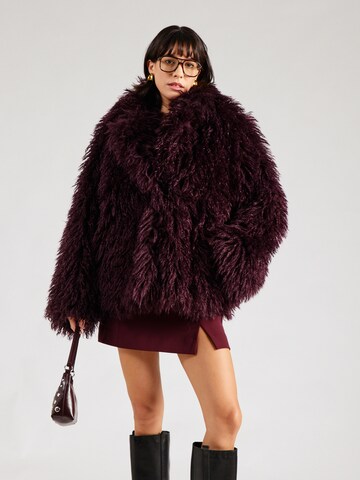 Monki Winter jacket in Purple: front