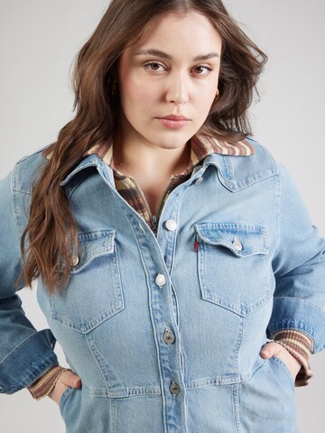 Levi's® Plus Košilové šaty 'Flynn' – modrá