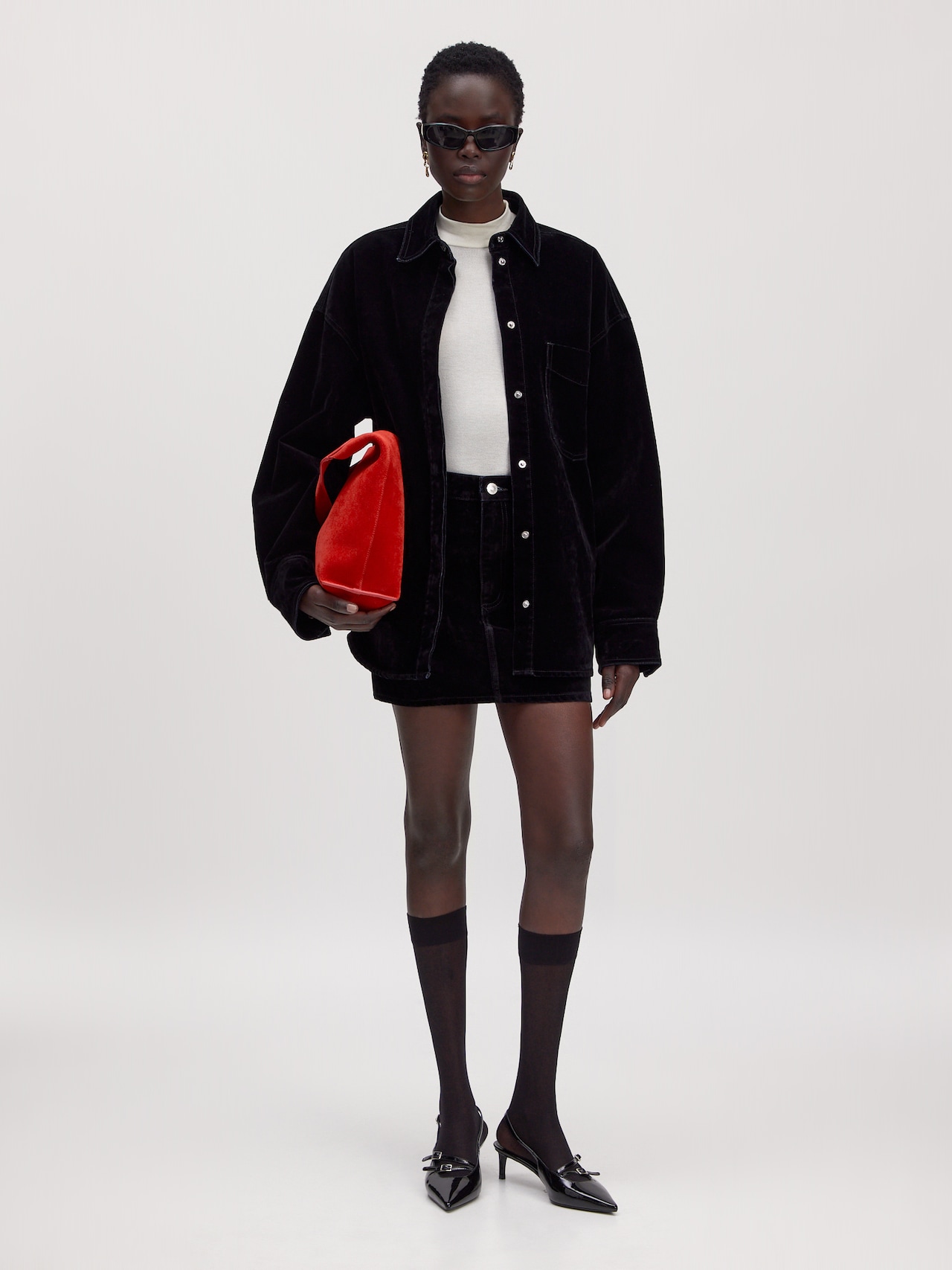 EDITED Gonna 'Frankie' nero denim