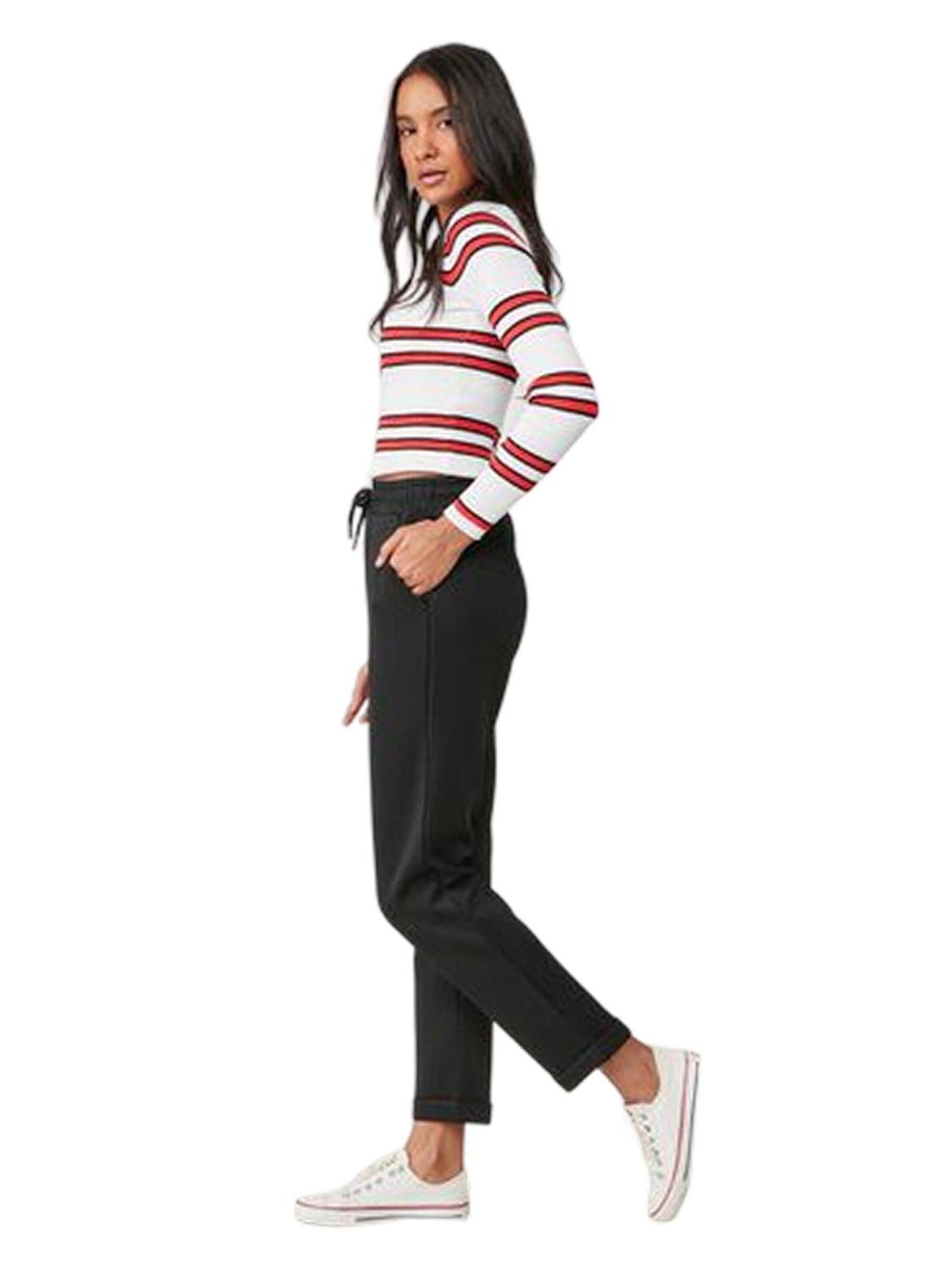 C&City Regular Broek in Zwart