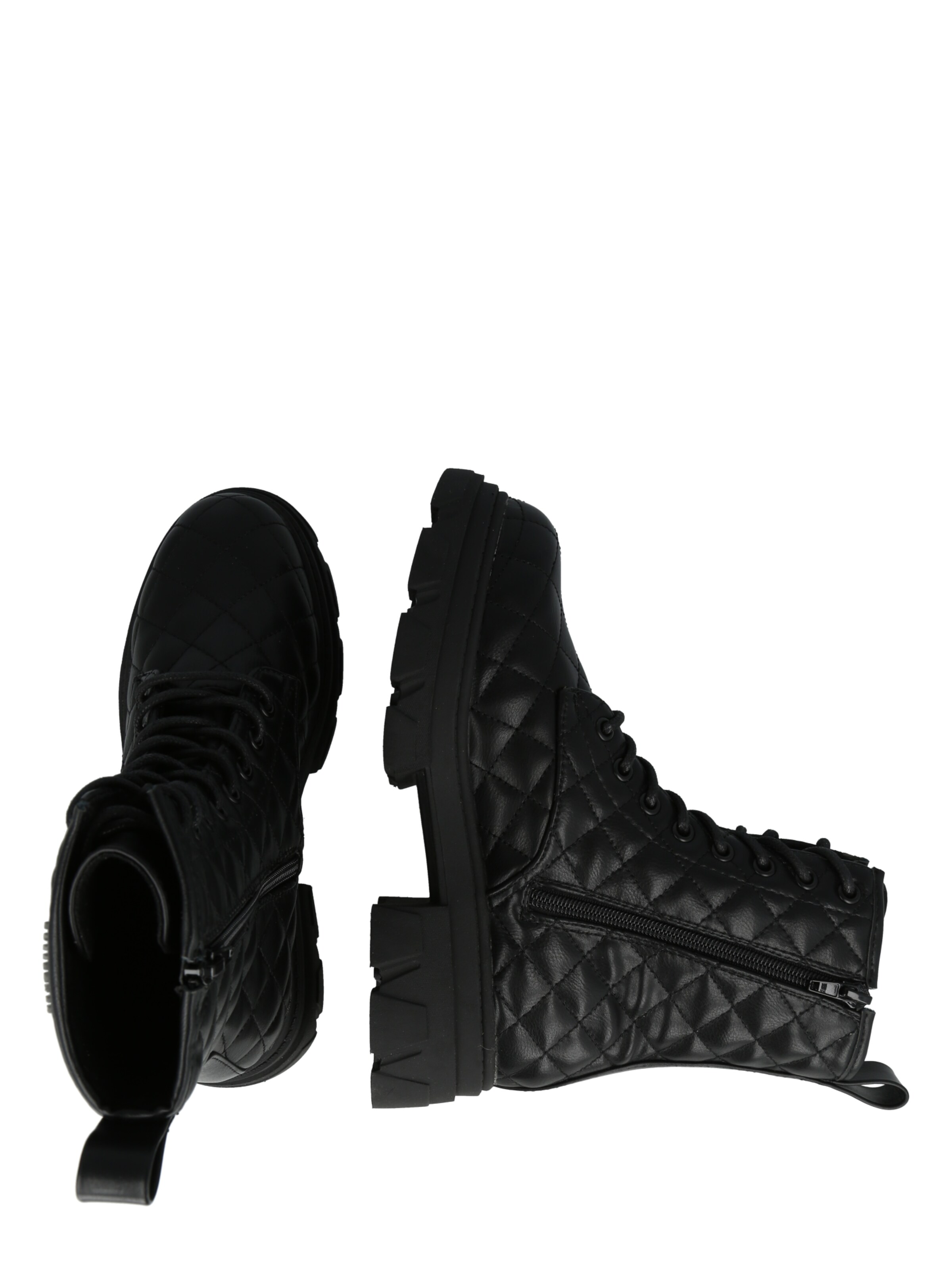 BULLBOXER Veterlaarsjes in Zwart