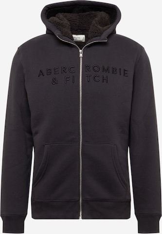 Abercrombie & Fitch Sweatjacke in Grau: predná strana