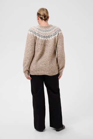 Cardigan KAFFE CURVE en beige