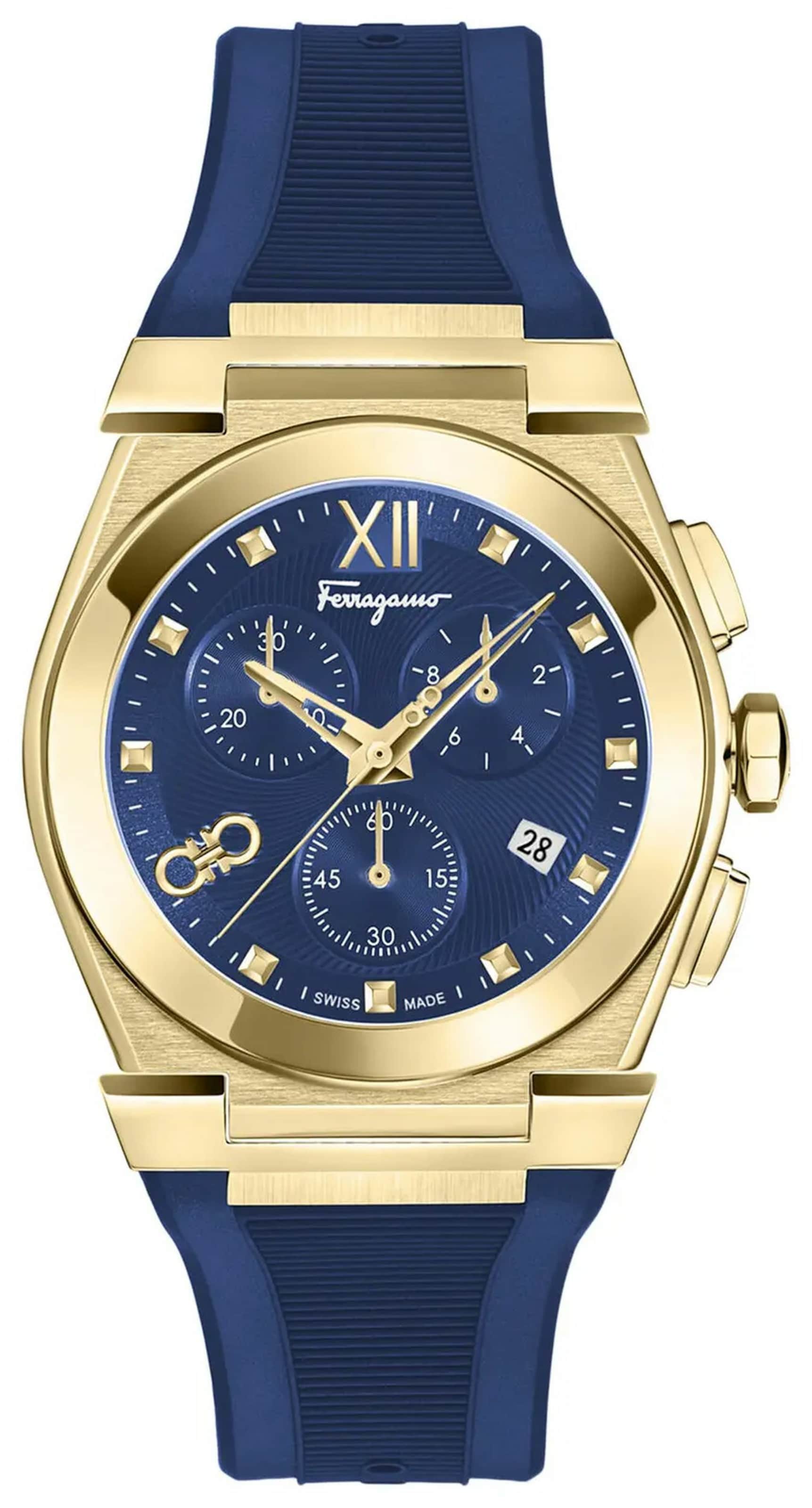 Salvatore Ferragamo Analog Watch in Blue: front