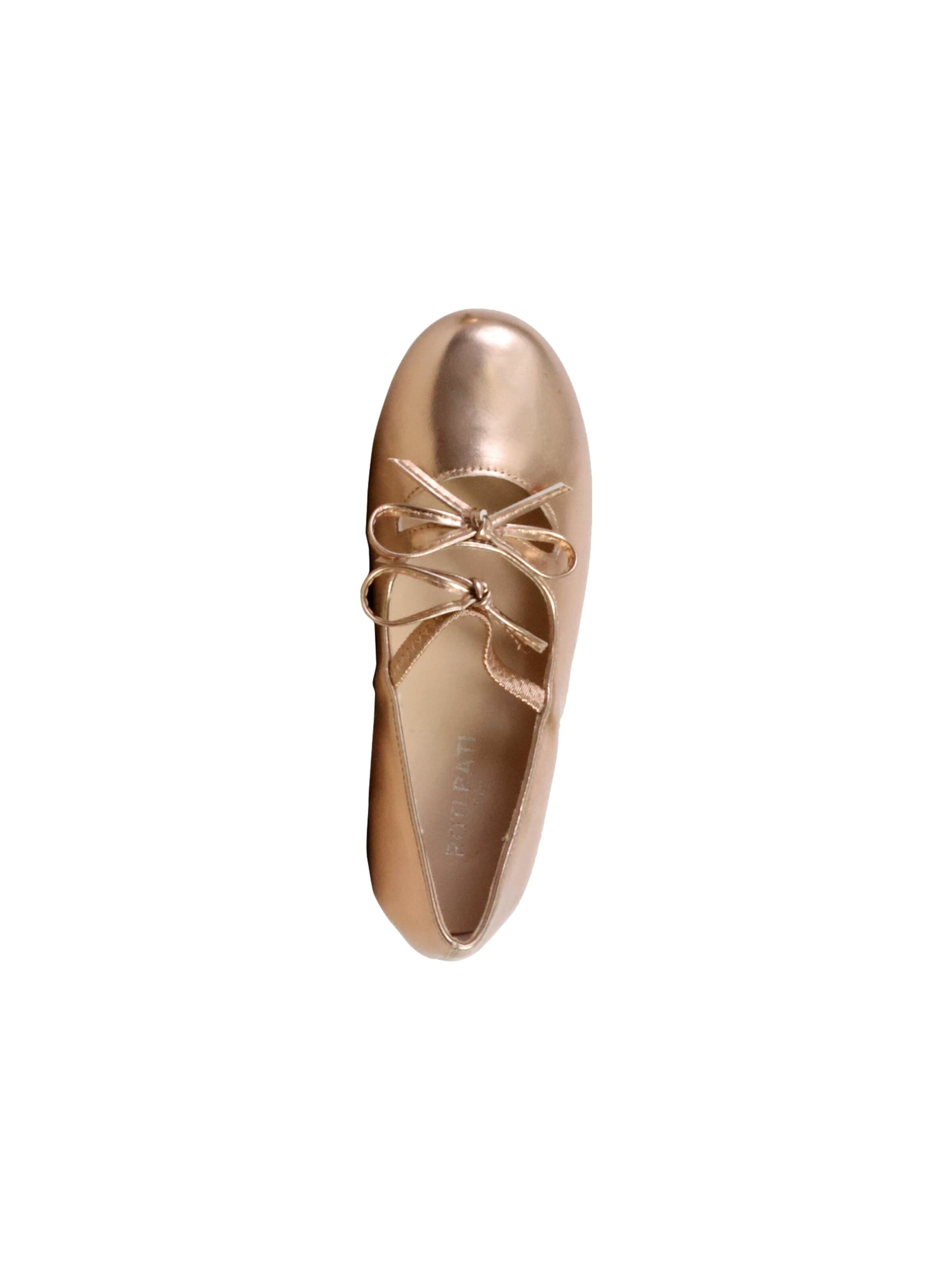 POTI PATI Baleriny 'Supermodische Ballerinas für Kinder mit Gummizügen' w kolorze złoty