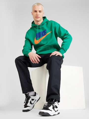 Nike Sportswear Μπλούζα φούτερ 'CLUB' σε πράσινο