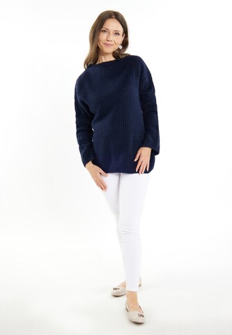 usha WHITE LABEL Pullover 'Lynnea' in Blau