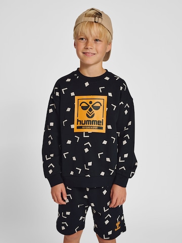 Hummel Sweatshirt in Zwart: voorkant