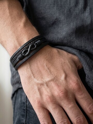 UNIQAL Armband 'NICE' in Zwart