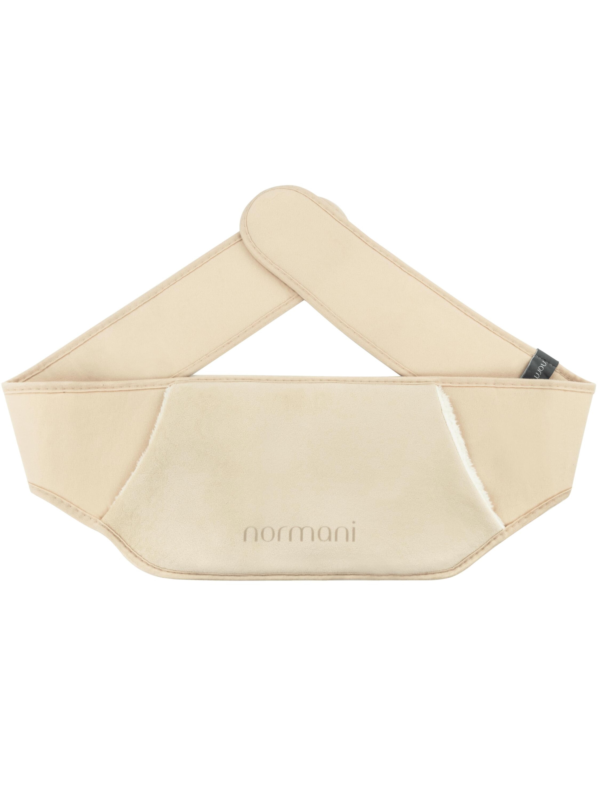 normani Wärmflasche mit Gürtel in Beige: Vorderseite