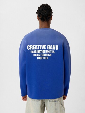 T-Shirt 'Luiz' Dandalo en bleu : devant