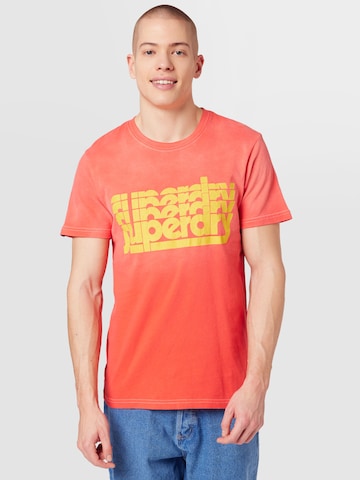 Superdry T-shirt i rosa: framsida