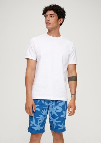 Coupe slim Pantalon chino s.Oliver en bleu