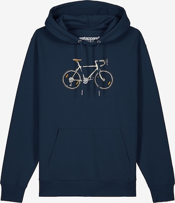 Sweat-shirt 'Doodle Bike' Watapparel en bleu : devant