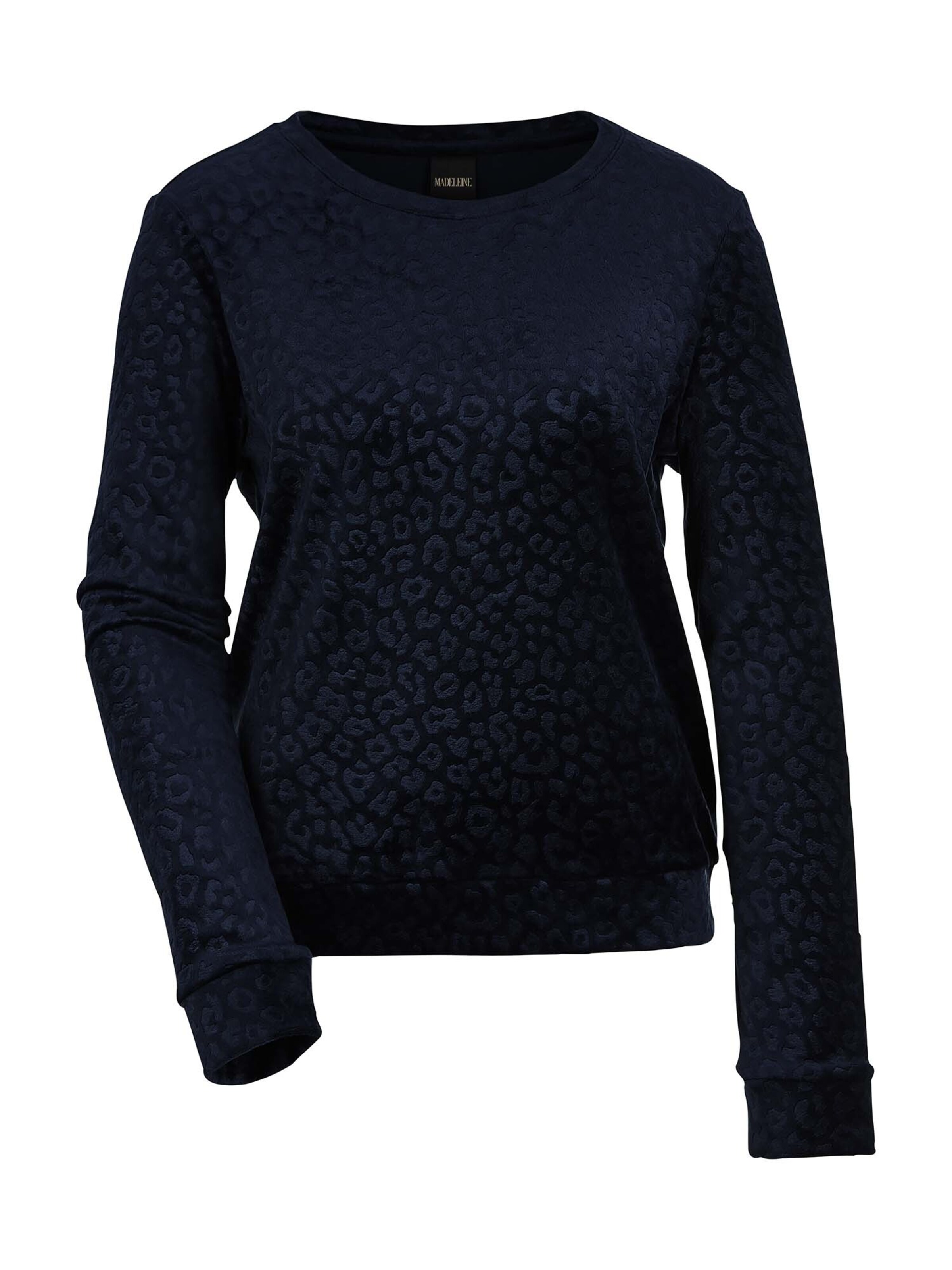 Sweat-shirt MADELEINE en bleu : devant